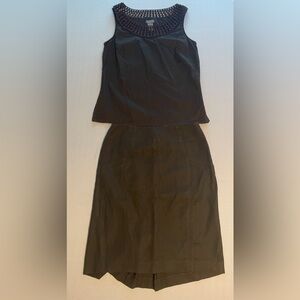 Ann Taylor Brown Pencil Skirt